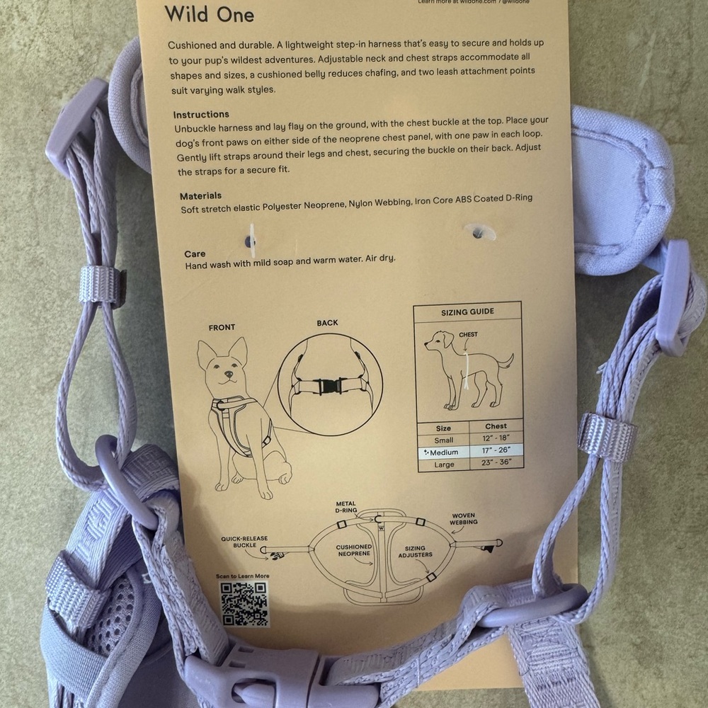 Wild One Dog Harness, Nylon Dog Leash, & Poop Bags - Picture 15 of 15